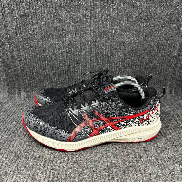 ASICS Fuji Lite 2 Black Electric Red Trail Athletic Running Shoes Mens Size 10.5 main image 6